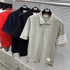 톰브라운 THOM BROWNE 2021 SS 카라 남여공용 반팔티 커스텀급