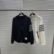 톰브라운 THOM BROWNE 2021 SS 라인 스트라이프 남여공용 후드 점퍼 커스텀급