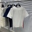 톰브라운 THOM BROWNE 2021 SS 라인 라운드넥 남여공용 반팔티 커스텀급