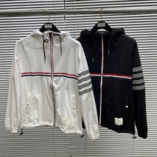 톰브라운 THOM BROWNE 2021 SS 라인 후드 스트라이프 남여공용 점퍼 커스텀급