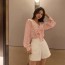 미우미우 MIUMIU 2021 SS 레이스 프릴 카라 여성 블라우스 커스텀급