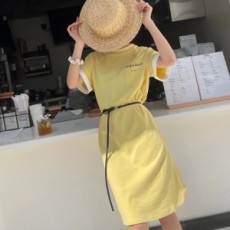 셀린느 CELINE 2021 SS 롱티 벨트장식 여성 원피스 커스텀급