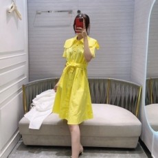 막스마라 MAXMARA 2021 SS 벨트리본 카라 여성 원피스 커스텀급