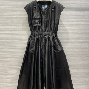 프라다 PRADA 2021 SS 포켓 지퍼 여성 원피스 커스텀급