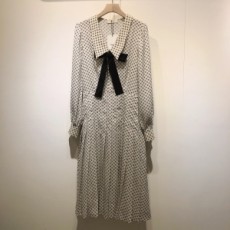 셀린느 CELINE 2021 SS 카라 리본 여성 원피스 커스텀급