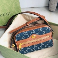 구찌 GUCCI 2021 SS 오피디아 데님 수프림 미니 크로스백 517350 커스텀급