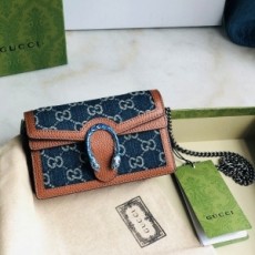 구찌 GUCCI 2021 SS 디오니소스 데님 미니 체인 숄더백 476432 커스텀급