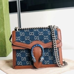 구찌 GUCCI 2021 SS 디오니소스 데님 미니 숄더백 421970 커스텀급