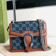 구찌 GUCCI 2021 SS 디오니소스 데님 미니 숄더백 421970 커스텀급