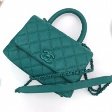 샤넬 CHANEL 2021 SS 캐비어 코코 미니 핸들 플랩백 커스텀급