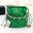 샤넬 CHANEL 2021 SS 드로우스트링 버킷백 그린 AS2425 커스텀급