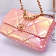 샤넬 CHANEL 2021 SS 19 라지 메탈 체인백 펄 AS1161 커스텀급