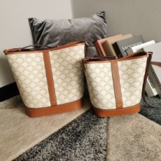 셀린느 CELINE 2021 SS 트리오페 버킷백 화이트 191442 커스텀급