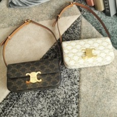 셀린느 CELINE 2021 SS 트리오페 캔버스 숄더백 194142 커스텀급