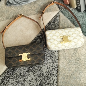 셀린느 CELINE 2021 SS 트리오페 캔버스 숄더백 194142 커스텀급