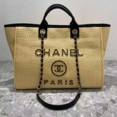 샤넬 CHANEL 2021 SS 체인로고 패브릭 도빌백 66941 커스텀급