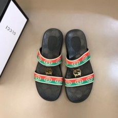 구찌 GUCCI 2021 SS GG로고 삼선 남성 샌들 커스텀급