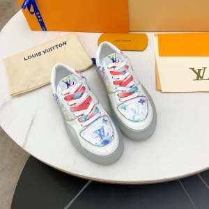 루이비통 LOUIS VUITTON 2021 SS 멀티 화이트 모노그램 커플 슈즈 커스텀급