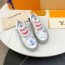 루이비통 LOUIS VUITTON 2021 SS 멀티 화이트 모노그램 커플 슈즈 커스텀급