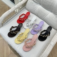 보테가 베네타 BOTTEGA VENETA 2021 SS 체인 레더 여성 샌들 커스텀급