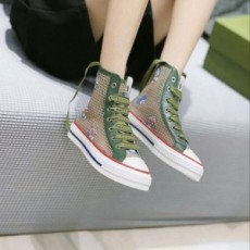 구찌 GUCCI 2021 SS 퍼포 도라이몽 하이탑 여성 슈즈 커스텀급