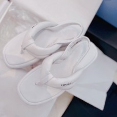 프라다 PRADA 2021 SS 로고 프린팅 여성 샌들 커스텀급