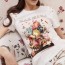 막스마라 MAXMARA 2021 SS 투톤 캐릭터 여성 반팔티 커스텀급