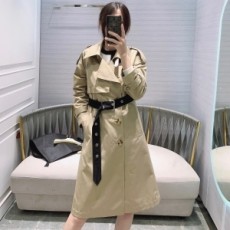 버버리 BURBEREY 2021 SS 지퍼장식 벨트 여성 트렌치코트 커스텀급