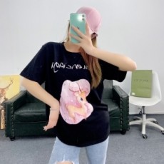 발렌시아가 BALENCIAGA 2021 SS 캐릭터 프린팅 남여공용 반팔티 커스텀급
