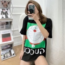구찌 GUCCI 2021 SS 도라이몽 패치 프린팅 남여공용 반팔티 커스텀급