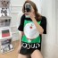 구찌 GUCCI 2021 SS 도라이몽 패치 프린팅 남여공용 반팔티 커스텀급