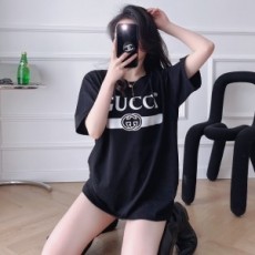 구찌 GUCCI 2021 SS 띠로고 캐릭터 남여공용 반팔티 커스텀급
