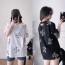 루이비통 LOUIS VUITTON 2021 SS 로고 플라워 캐릭터 남여공용 반팔티 커스텀급
