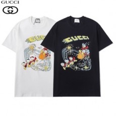 구찌 GUCCI 2021 SS 도널드 덕 캐릭터 로고 남여공용 반팔티 커스텀급