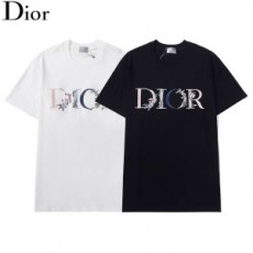 디올 DIOR 2021 SS 플라워 자수 로고 남여공용 반팔티 커스텀급