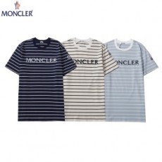 몽클레어 MONCLER 2021 SS 로고 스트라이프 남여공용 반팔티 커스텀급