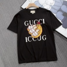 구찌 GUCCI 2021 SS 캐릭터 자수 남여공용 반팔티 커스텀급
