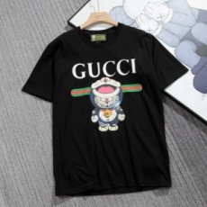 구찌 GUCCI 2021 SS 도라이몽 띠로고 남여공용 반팔티 커스텀급