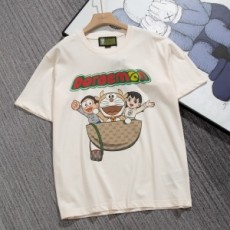 구찌 GUCCI 2021 SS 도라이몽 백 캐릭터 남여공용 반팔티 커스텀급