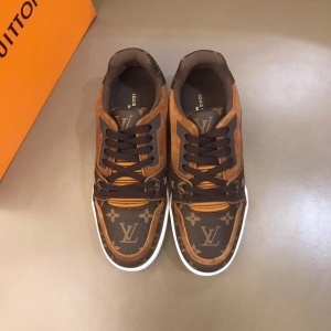 루이비통 LOUIS VUITTON 2021 SS 모노그램 벨벳 투톤 남성용 슈즈 커스텀급