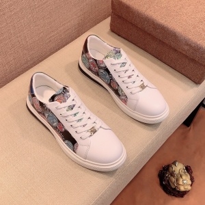 베르사체 VERSACE 2021 SS 패치로고 투톤 남성용 슈즈 커스텀급