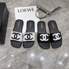 샤넬 CHANEL 2021 SS 퀄팅 CC로고 여성 슬리퍼 커스텀급
