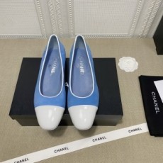 샤넬 CHANEL 2021 SS 스웨이드 투톤 여성 플랫슈즈 커스텀급