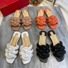 크리스찬 루부탱 CHRISTIAN LOUBOUTIN 2021 SS 꼬임가죽 여성 슬리퍼 커스텀급