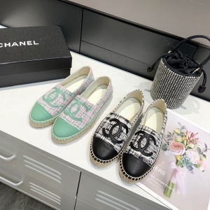 샤넬 CHANEL 2021 SS 트위드 체크 CC로고 여성 에스파듀 커스텀급