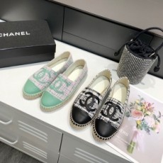 샤넬 CHANEL 2021 SS 트위드 체크 CC로고 여성 에스파듀 커스텀급