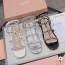 미우미우 MIUMIU 2021 SS 큐빅장식 스트랩 여성 샌들 커스텀급
