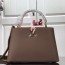 루이비통 LOUIS VUITTON 2021 SS 카퓌신 뱀피 스트랩 토트백 브라운 MM M48865 커스텀급