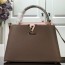 루이비통 LOUIS VUITTON 2021 SS 카퓌신 뱀피 스트랩 토트백 브라운 PM M42259 커스텀급