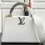 루이비통 LOUIS VUITTON 2021 SS 카퓌신 뱀피 스트랩 토트백 화이트 PM M42259 커스텀급